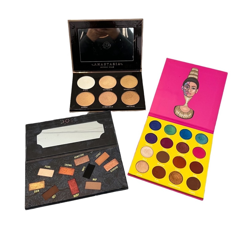 MIXED MAKEUP PALETTE SET-JUVIA,DOSE OF COLORS,ANASTASIA